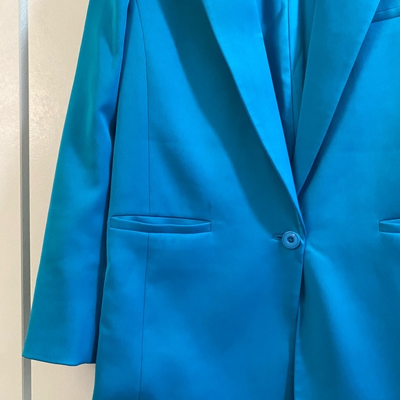 Alice + Olivia Blue‎ Shan Blazer - Picture 9 of 12